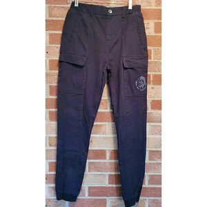 Diesel Pants Women's Size 16 Black Skinny Pull On Pants Elastic Waist